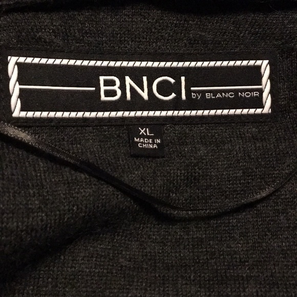 BNCI by Blanc Noir XL hooded black charcoal trim - Picture 4 of 6